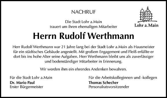 Rudolf Werthmann
