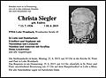 Christa Siegler
