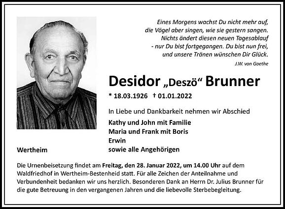 Desidor Brunner