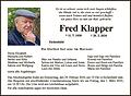 Fred Klapper