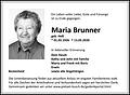 Maria Brunner