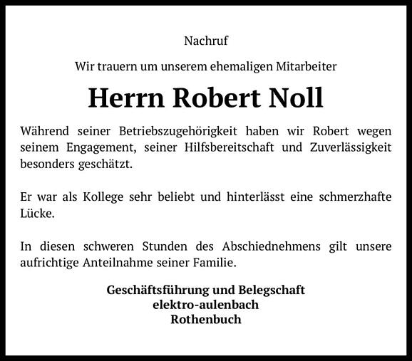 Robert Noll