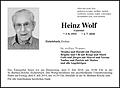 Heinz Wolf