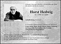 Horst Hedwig