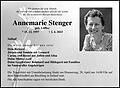 Annemarie Stenger