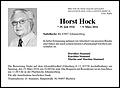 Horst Hock