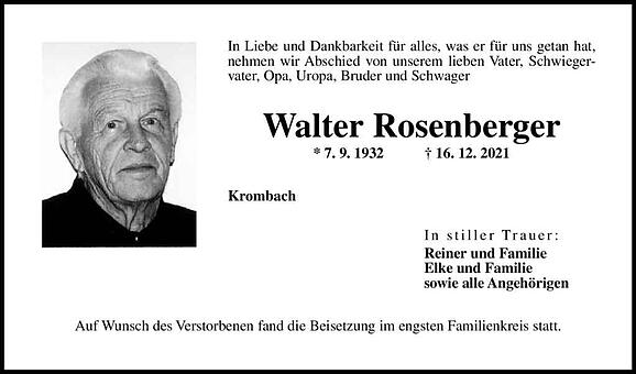 Walter Rosenberger