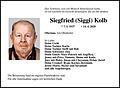 Siegfried Kolb
