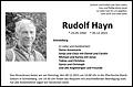 Rudolf Hayn