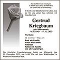 Gertrud Kriegbaum