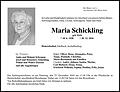 Maria Schickling