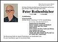 Peter Rothenbücher