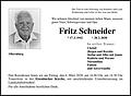 Fritz Schneider