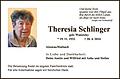 Theresia Schlinger