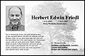 Herbert Edwin Friedl