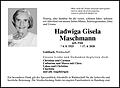 Hadwiga Gisela Maschmann