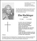 Else Hachinger