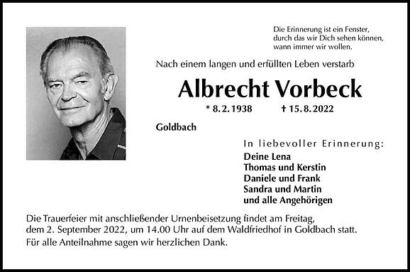 Albrecht Vorbeck