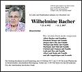 Wilhelmine Bacher