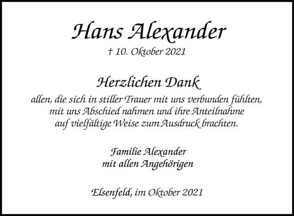 Hans Alexander