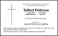Talbert Pederson
