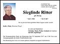 Sieglinde Ritter