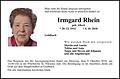 Irmgard Rhein