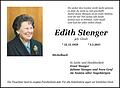 Edith Stenger