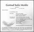 Gertrud Sofie Merkle