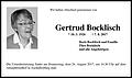 Gertrud Bocklisch