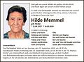 Hilde Memmel