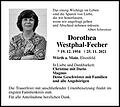 Dorothea Westphal-Fecher