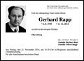 Gerhard Rapp