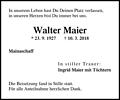 Walter Maier