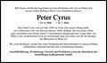 Peter Cyrus