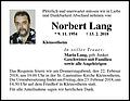 Norbert Lang