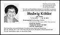 Hedwig Köhler
