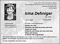 Irma Dehniger