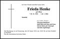 Frieda Henke