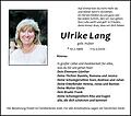 Ulrike Lang