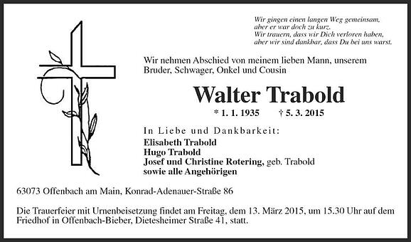 Walter Trabold