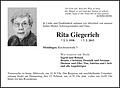 Rita Giegerich