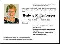 Hedwig Miltenberger