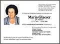 Maria Glaeser
