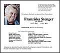 Franziska Stenger