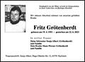 Fritz Grötenherdt