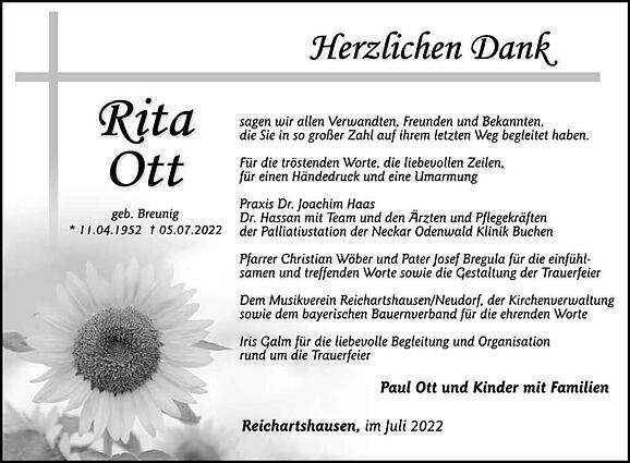 Rita Ott, geb. Breunig
