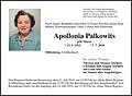 Apollonia Palkowits