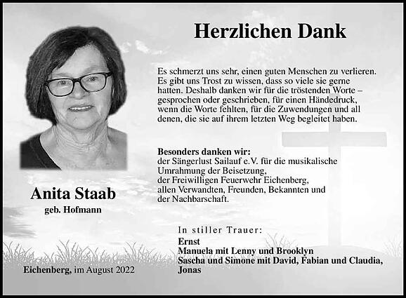 Anita Staab, geb. Hofmann
