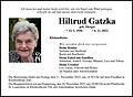 Hiltrud Gatzka